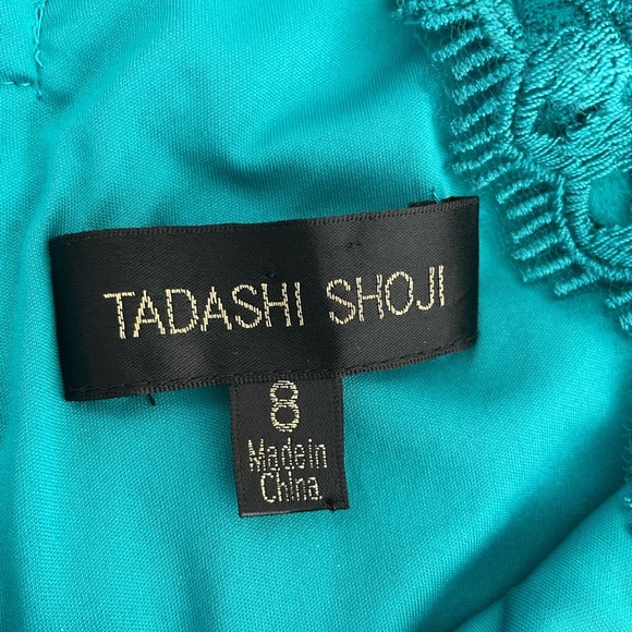 Tadashi Shoji Size 8 Embroidered Lace Sheath Dress - Picture 10 of 17